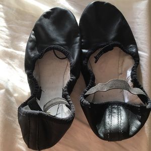 BLOCH black leather ballet shoes
